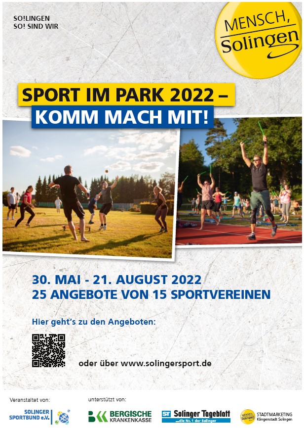 Sport im Park 2022 Plakat